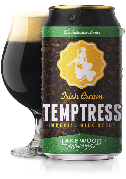 Lakewood Temptress beer Label Full Size