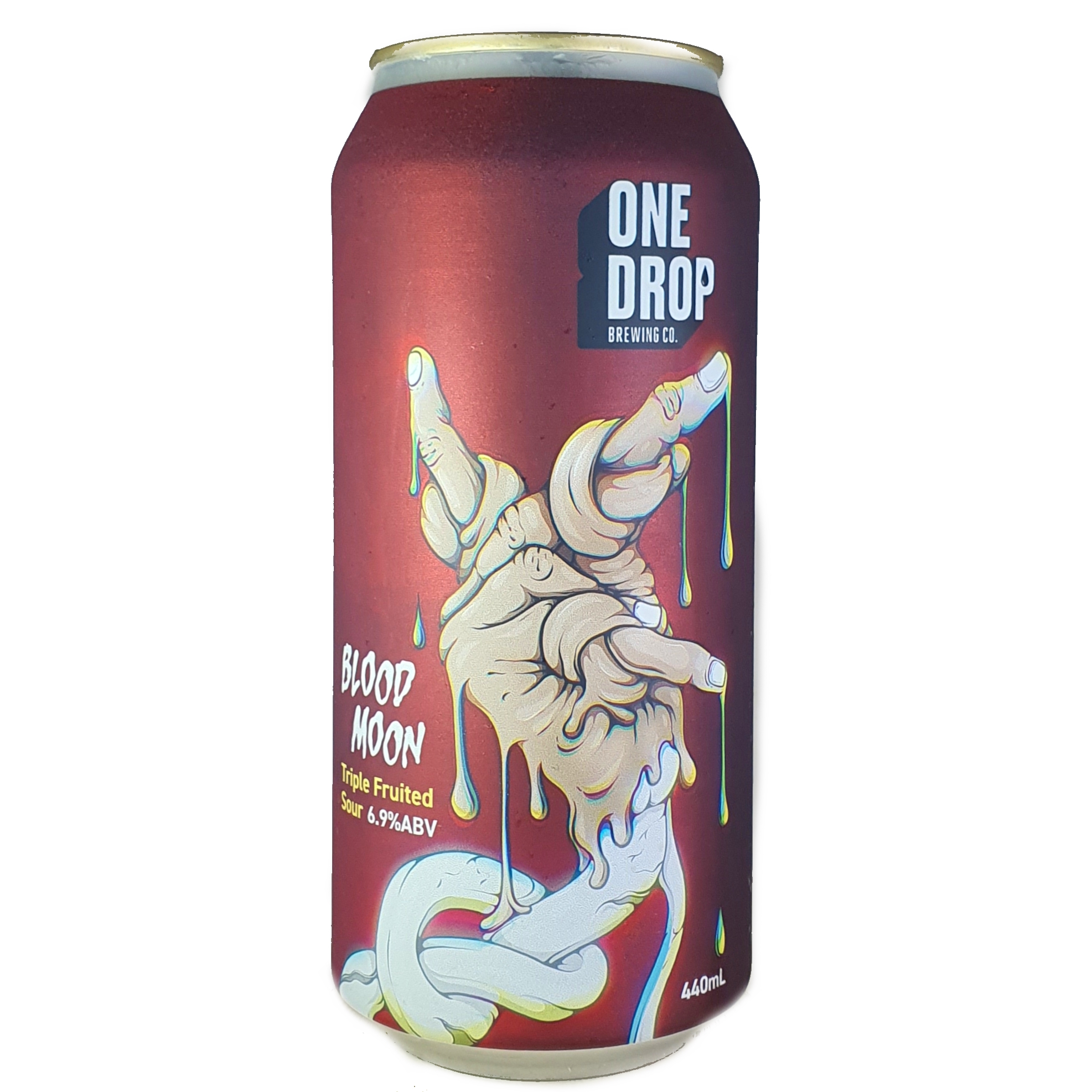 One Drop Blood Moon beer Label Full Size