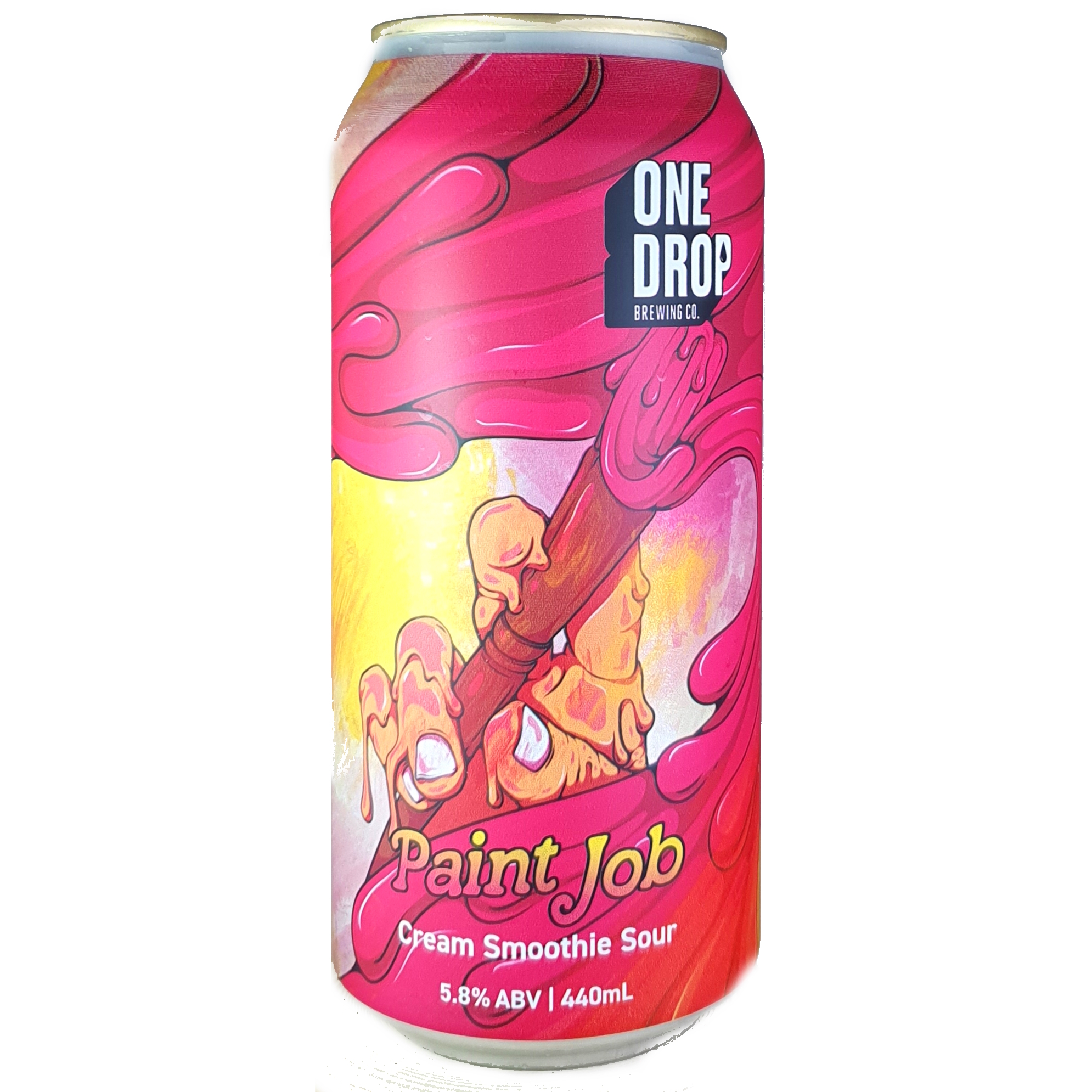 One Drop Paint Job beer Label Full Size