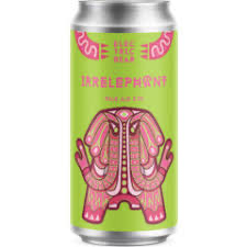 Electric Bear Irrelephant beer Label Full Size