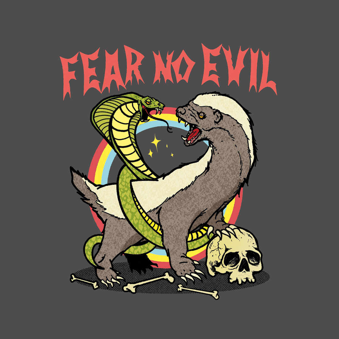 Tripping Animals + Angry Chair Fear No Evil beer Label Full Size