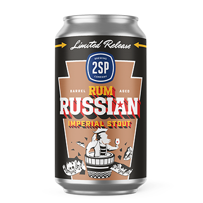 2SP Rum Russian Barrel Aged Imperial Stout beer Label Full Size