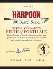 Harpoon Steve Stewarts Firth of Forth Ale beer Label Full Size