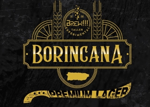 Brew!!! Borincana beer Label Full Size