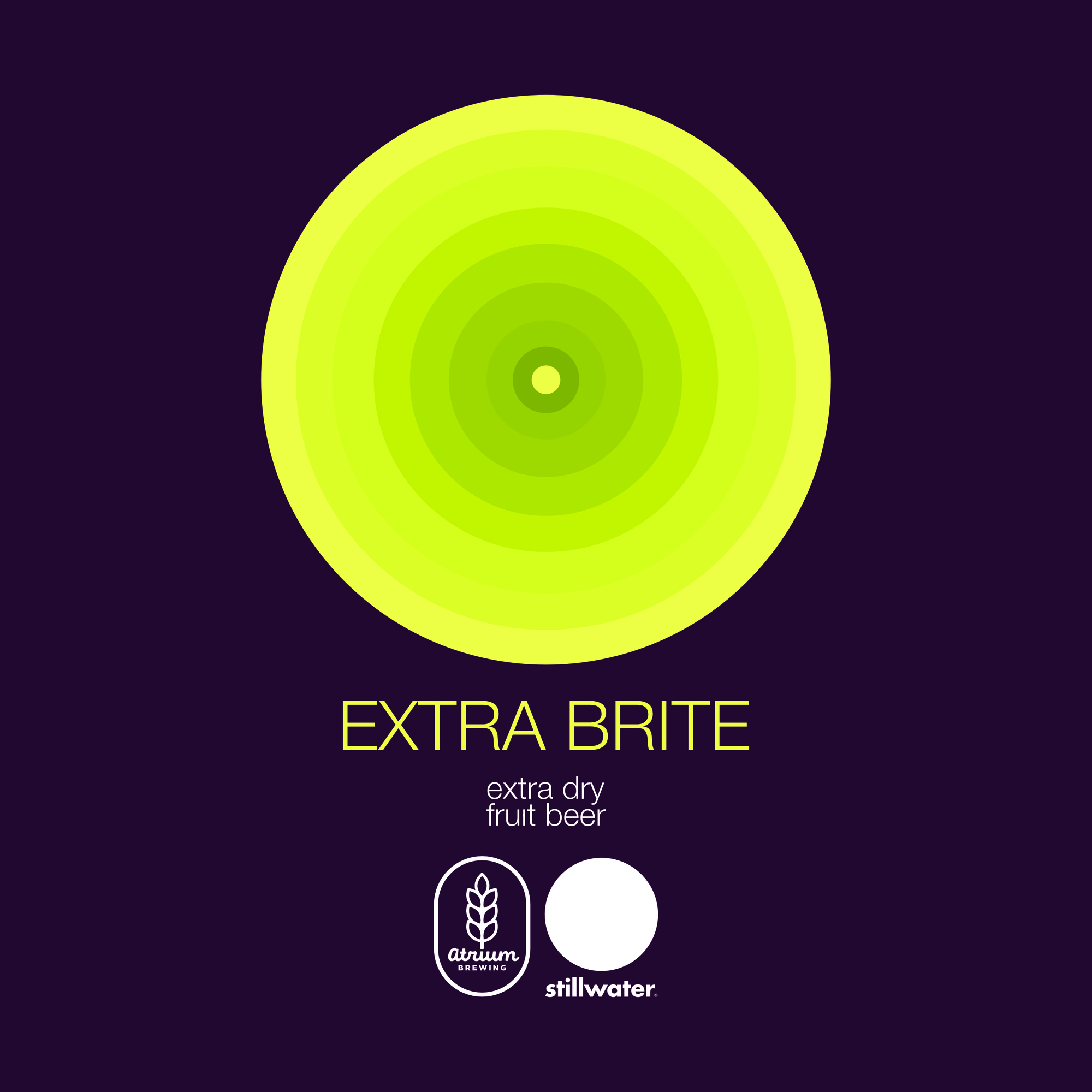 Atrium Extra Brite beer Label Full Size