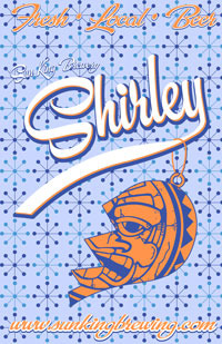 Sun King Shirley beer Label Full Size