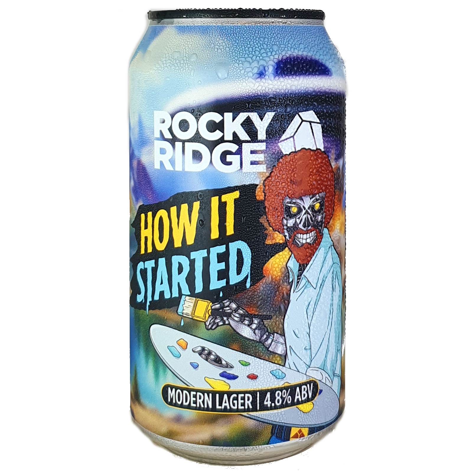 Rocky Ridge How It Started beer Label Full Size