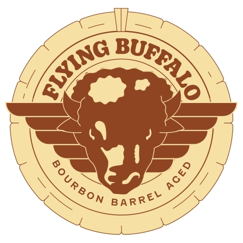 Griffin Claw Flying Buffalo - Rocky Road beer Label Full Size