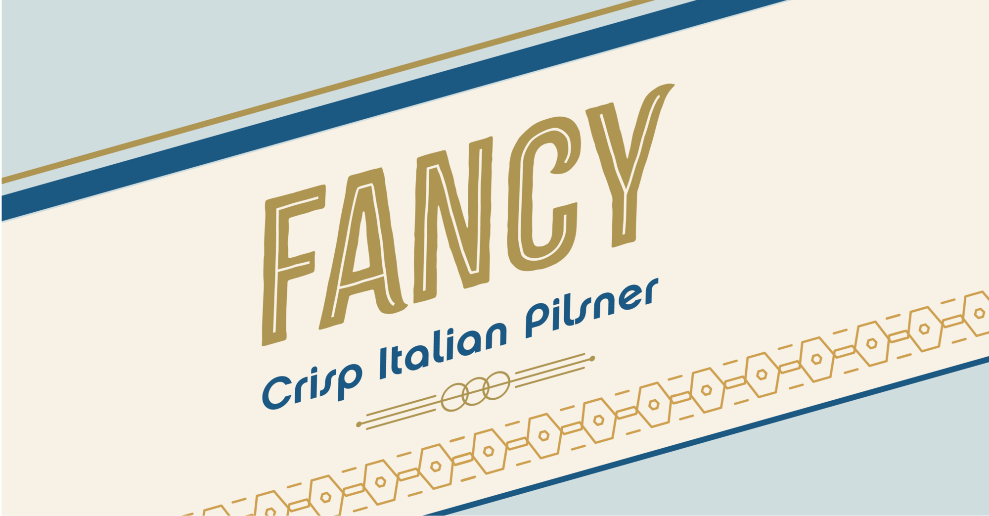 Big Lake Fancy beer Label Full Size