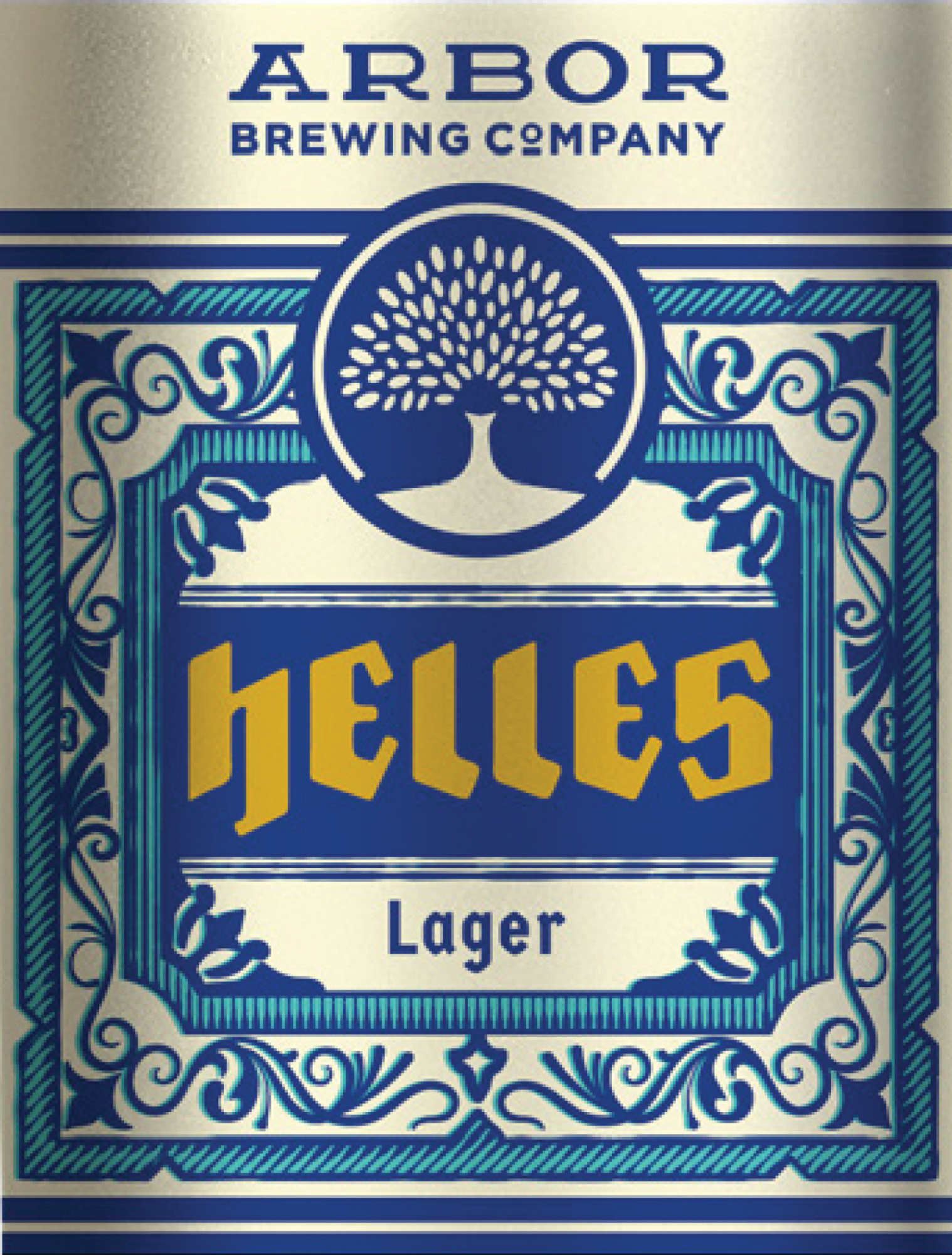 Arbor Helles Lager beer Label Full Size