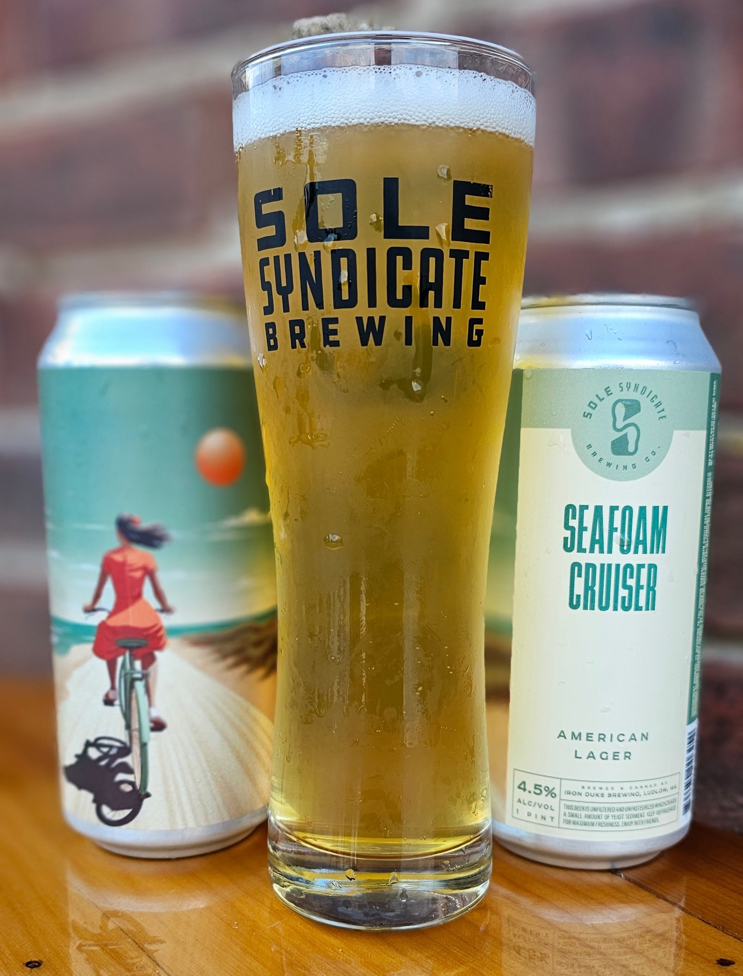 Sole Syndicate Seafoam Cruiser beer Label Full Size