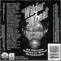 Santa Cruz Mountain Wilder Wheat beer Label Full Size