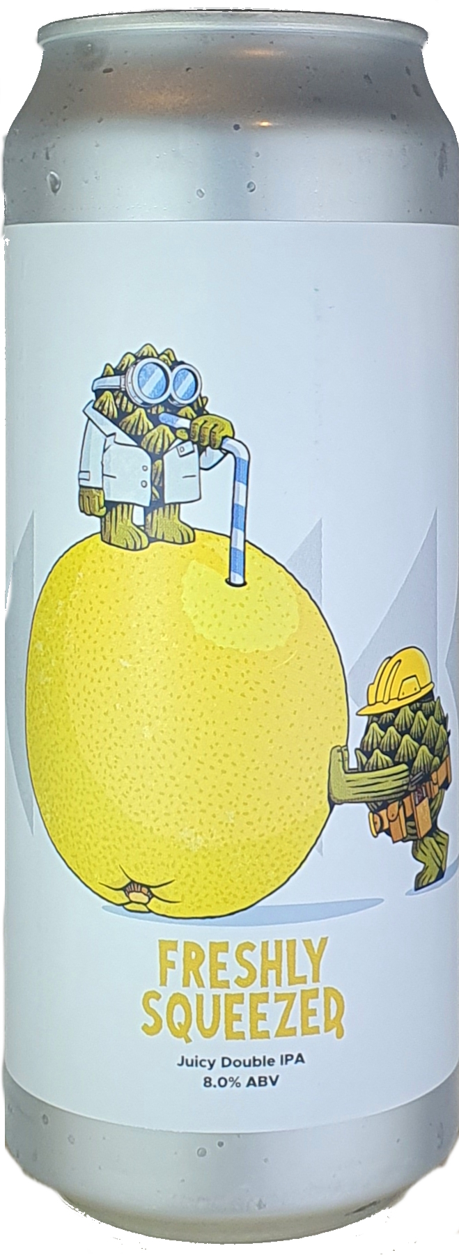 WCB West Coast Brewing Freshly Squeezed beer Label Full Size