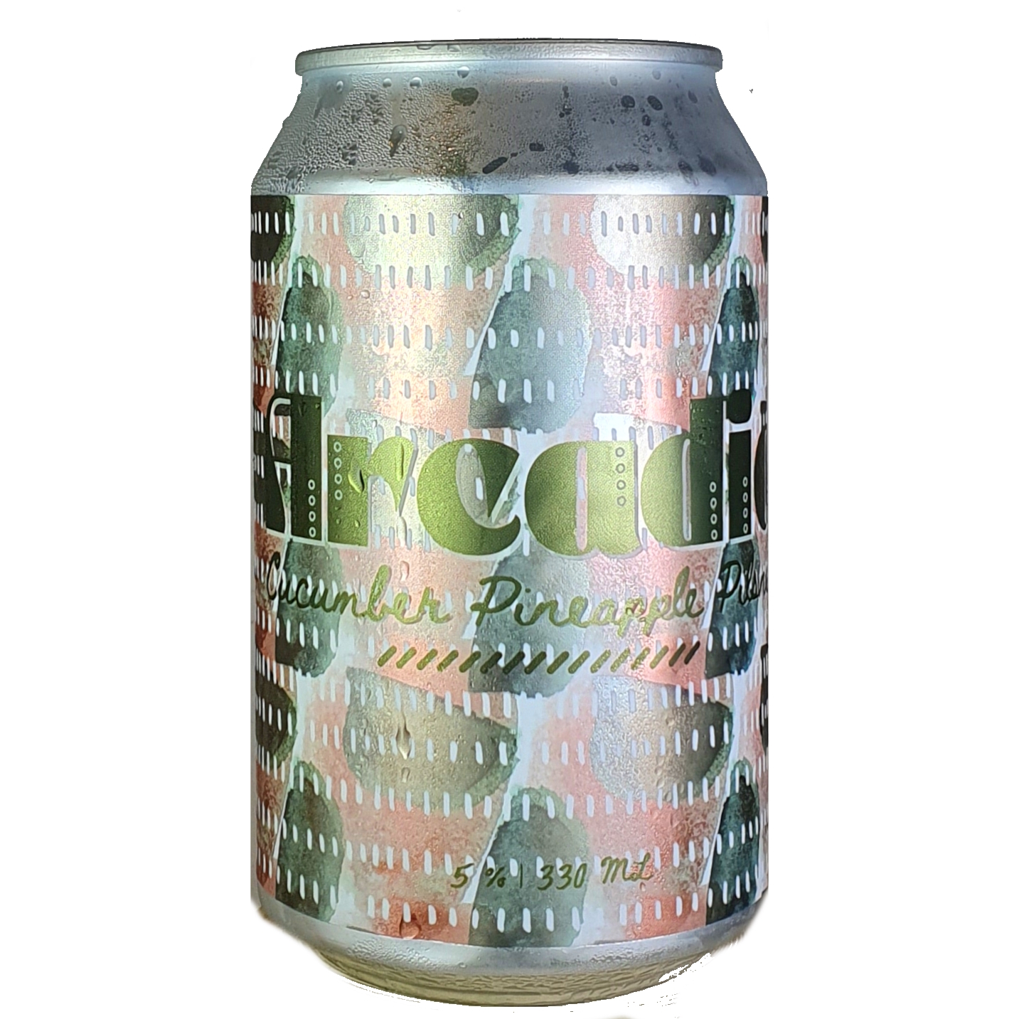 Sunbird Arcadia Cucumber Pineapple beer Label Full Size