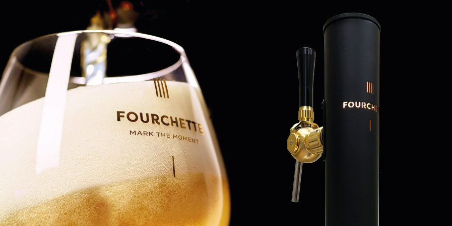 Van Steenberge Fourchette beer Label Full Size