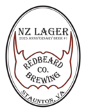 Redbeard Brewing NZ Lager - 2025 Anniversary Beer #1 beer