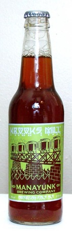 Manayunk Krooks Mill beer Label Full Size