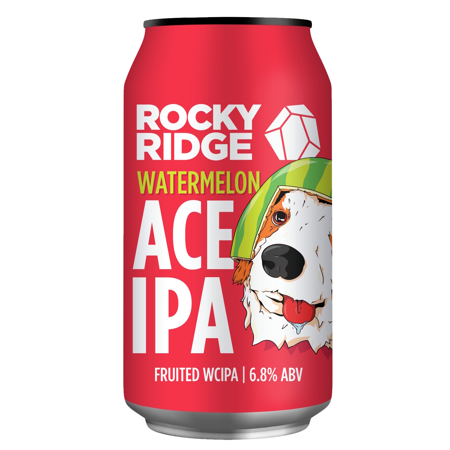 Rocky Ridge Watermelon Ace beer Label Full Size