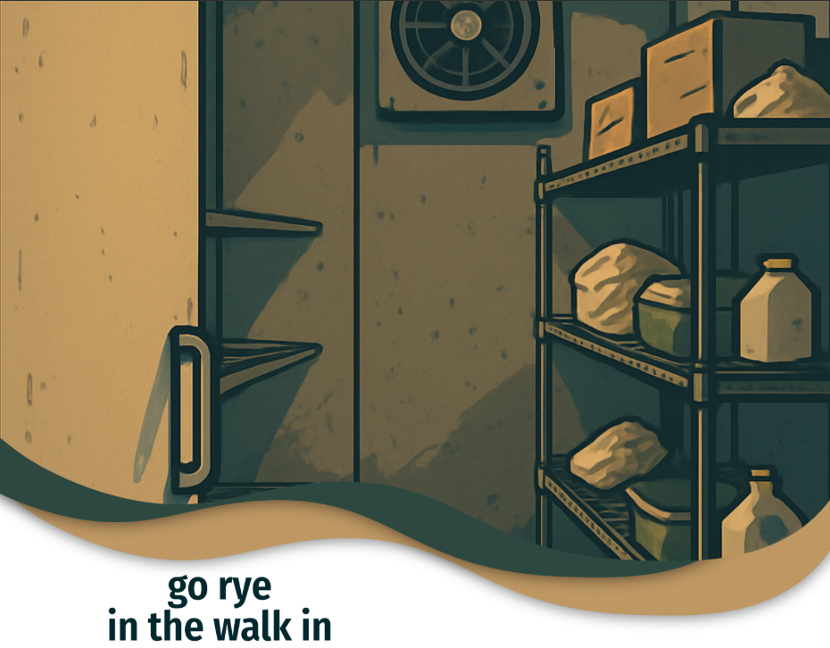 Big Lake Go Rye In The Walk In beer Label Full Size