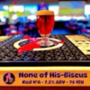 Freetail None Of His-Biscus beer Label Full Size