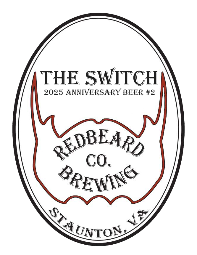 Redbeard Brewing The Switch - 2025 Anniversary Beer #2 beer Label Full Size