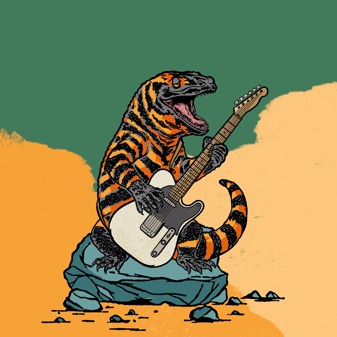 Tripping Animals + Roses By The Stairs Gila Jam beer Label Full Size