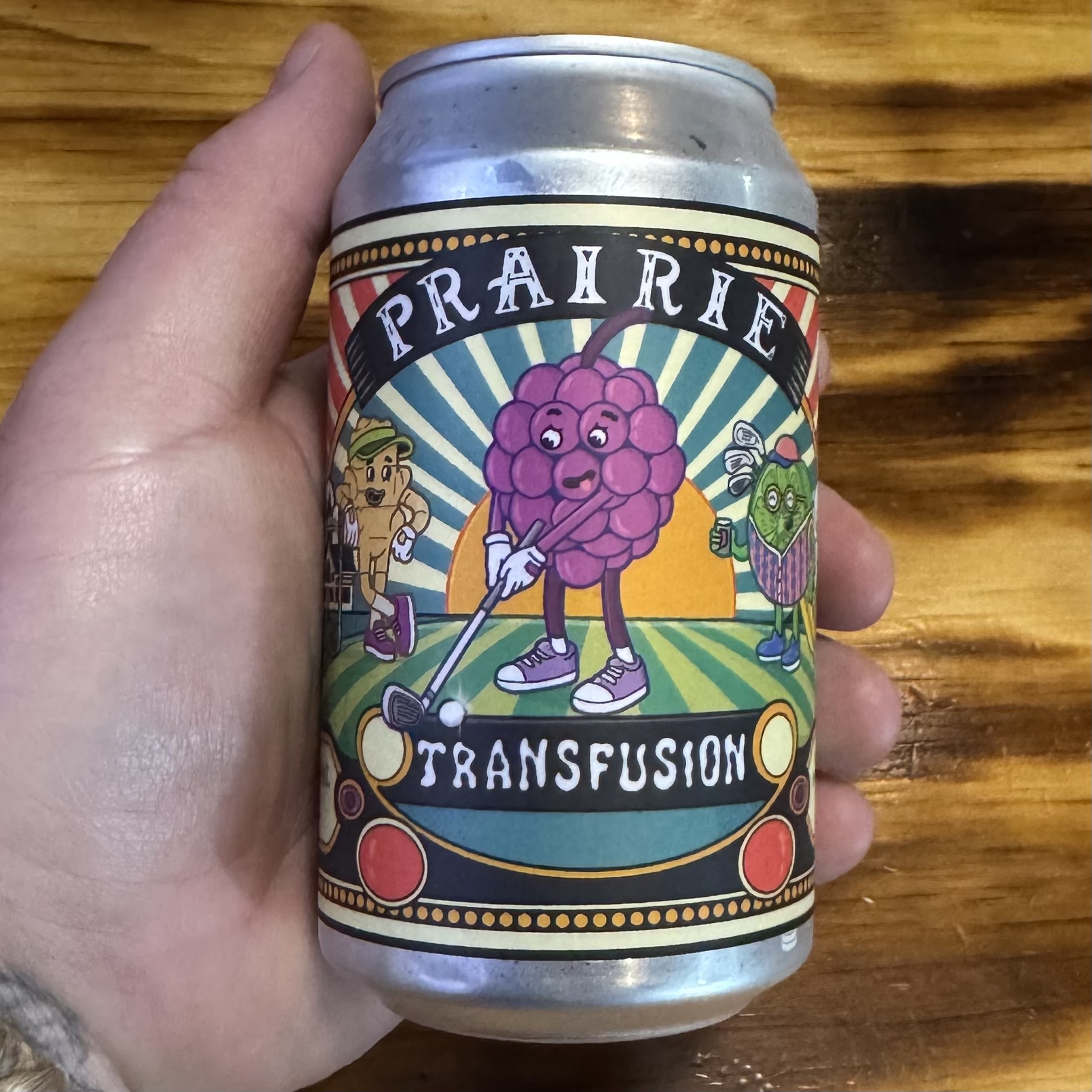 Prairie Transfusion beer Label Full Size