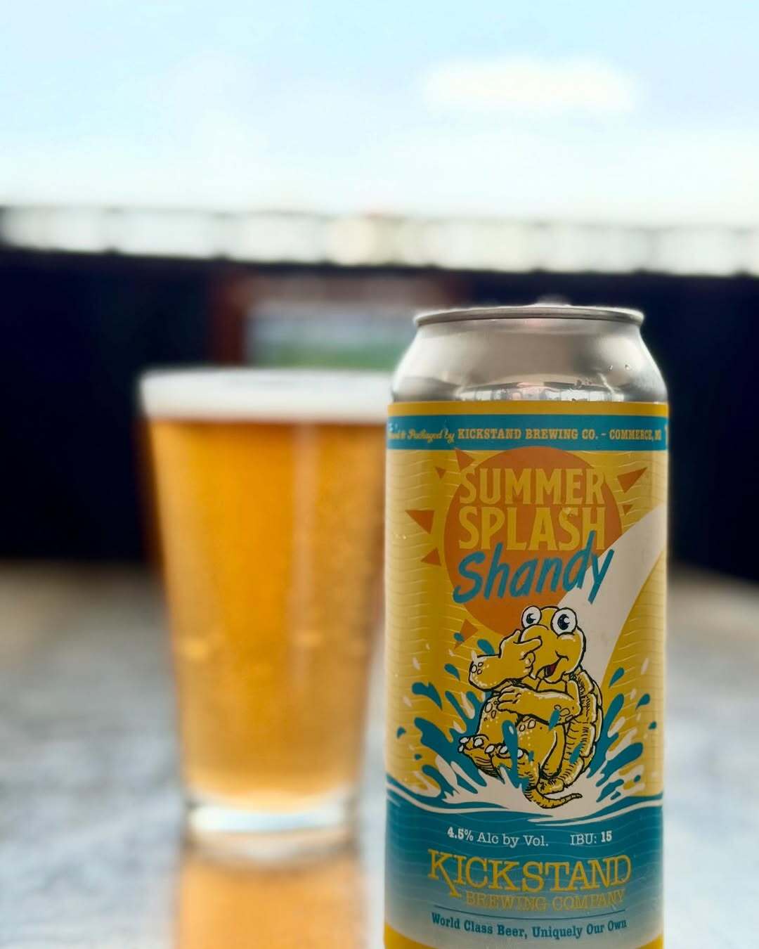 Kickstand Summer Splash Shandy beer Label Full Size