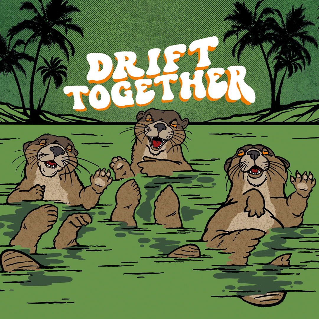 Tripping Animals + Resident Culture Drift Together beer Label Full Size