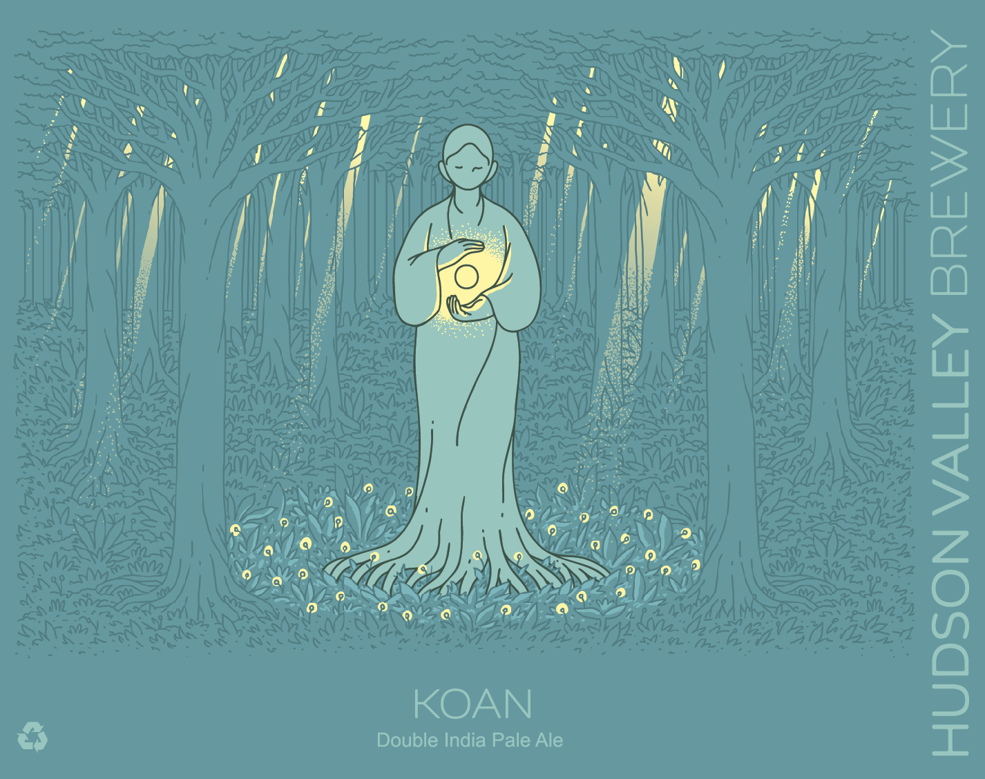 Hudson Valley Koan beer Label Full Size