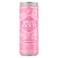 Spritz Bev Pink Lemonade beer Label Full Size