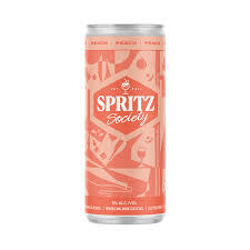 Spritz Bev Society Peach beer Label Full Size