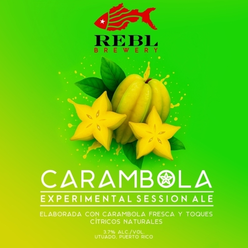 REBL Carambola beer Label Full Size