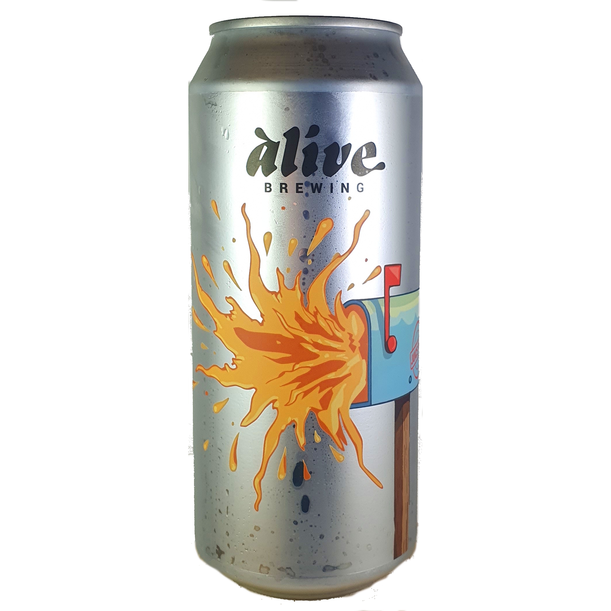 Alive Brewing Juice Post Hazy beer Label Full Size