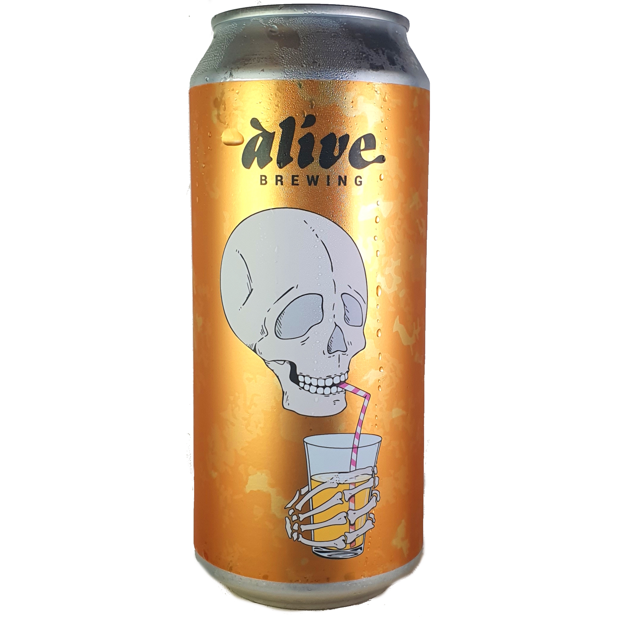 Alive Brewing Deep Pulp beer Label Full Size