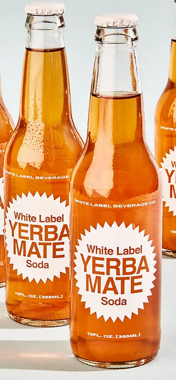 White Label Yerba Mate beer Label Full Size