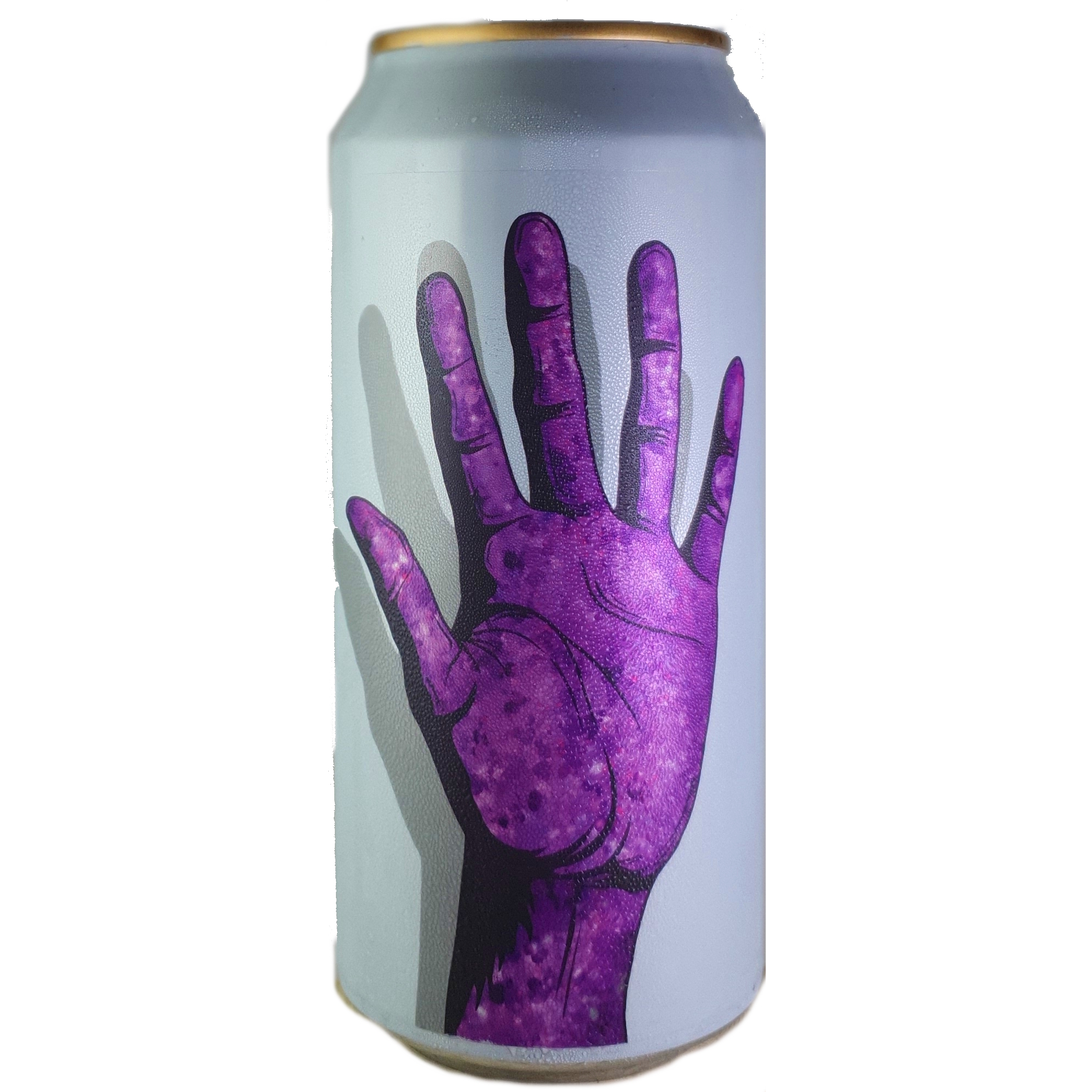 Fermenterarna Purple Hand beer Label Full Size