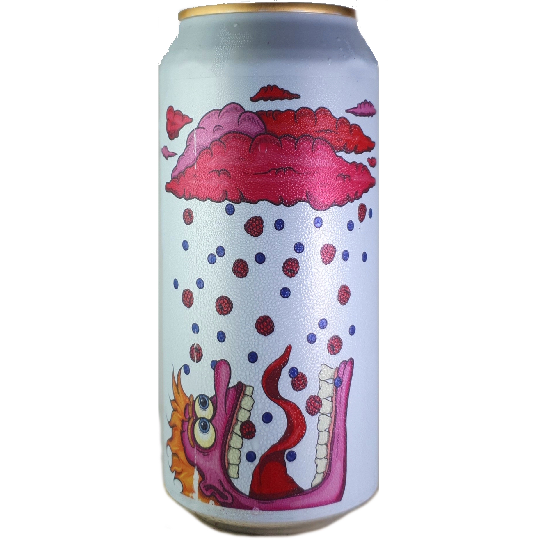 Fermenterarna Wild Berry Shower beer Label Full Size