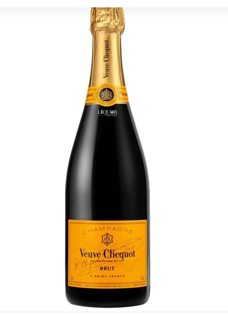 Liquor Boutique Veuve Clicquot Brut Yellow Label Champagne 750ml beer Label Full Size
