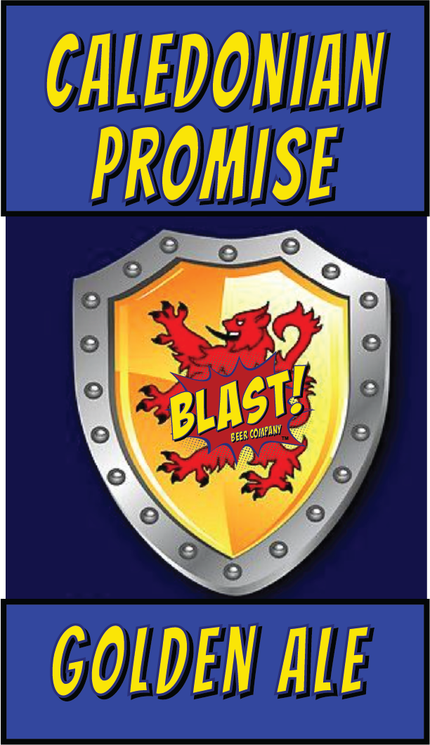 Blast 5 - Caledonian Promise beer Label Full Size
