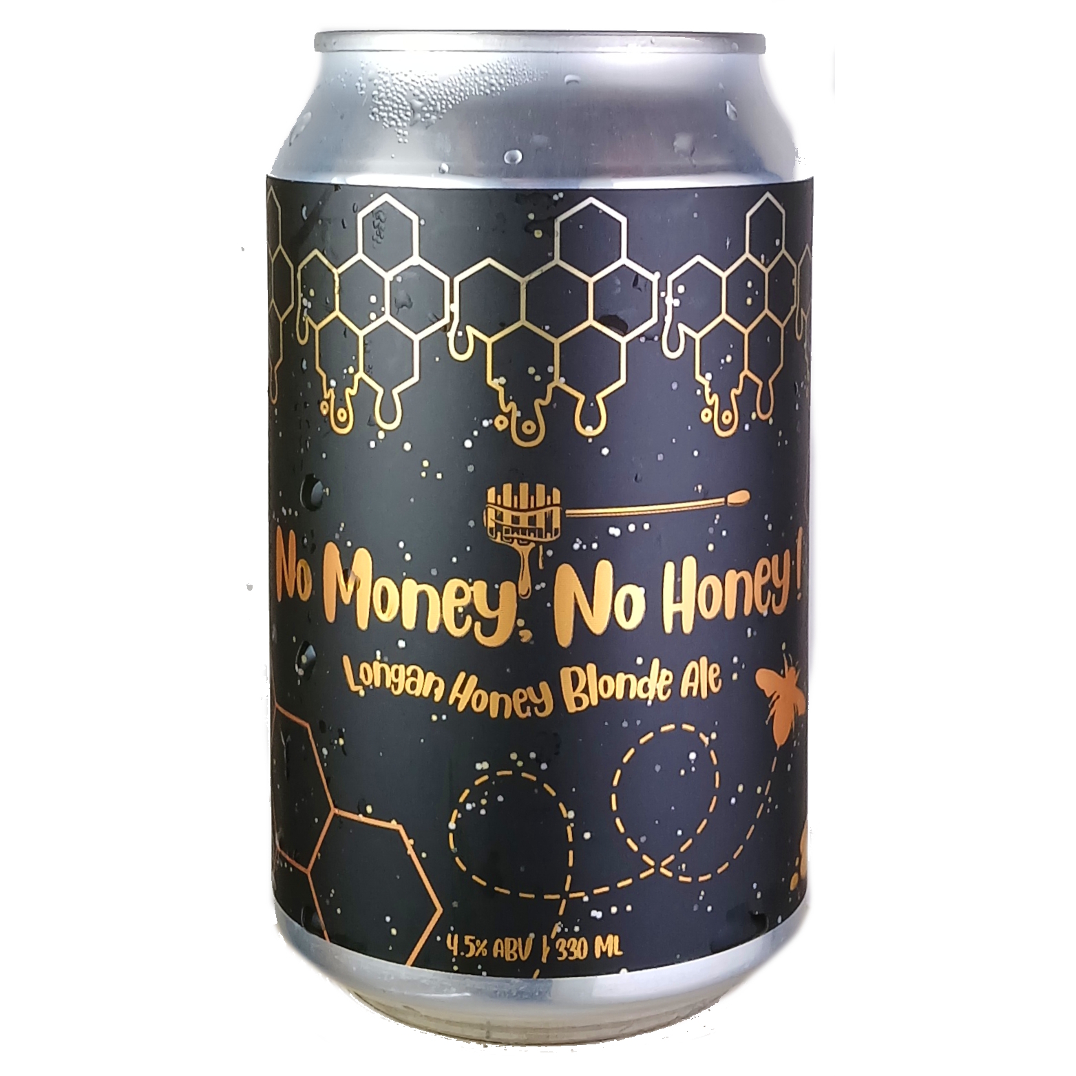 Sunbird No Money No Honey beer Label Full Size
