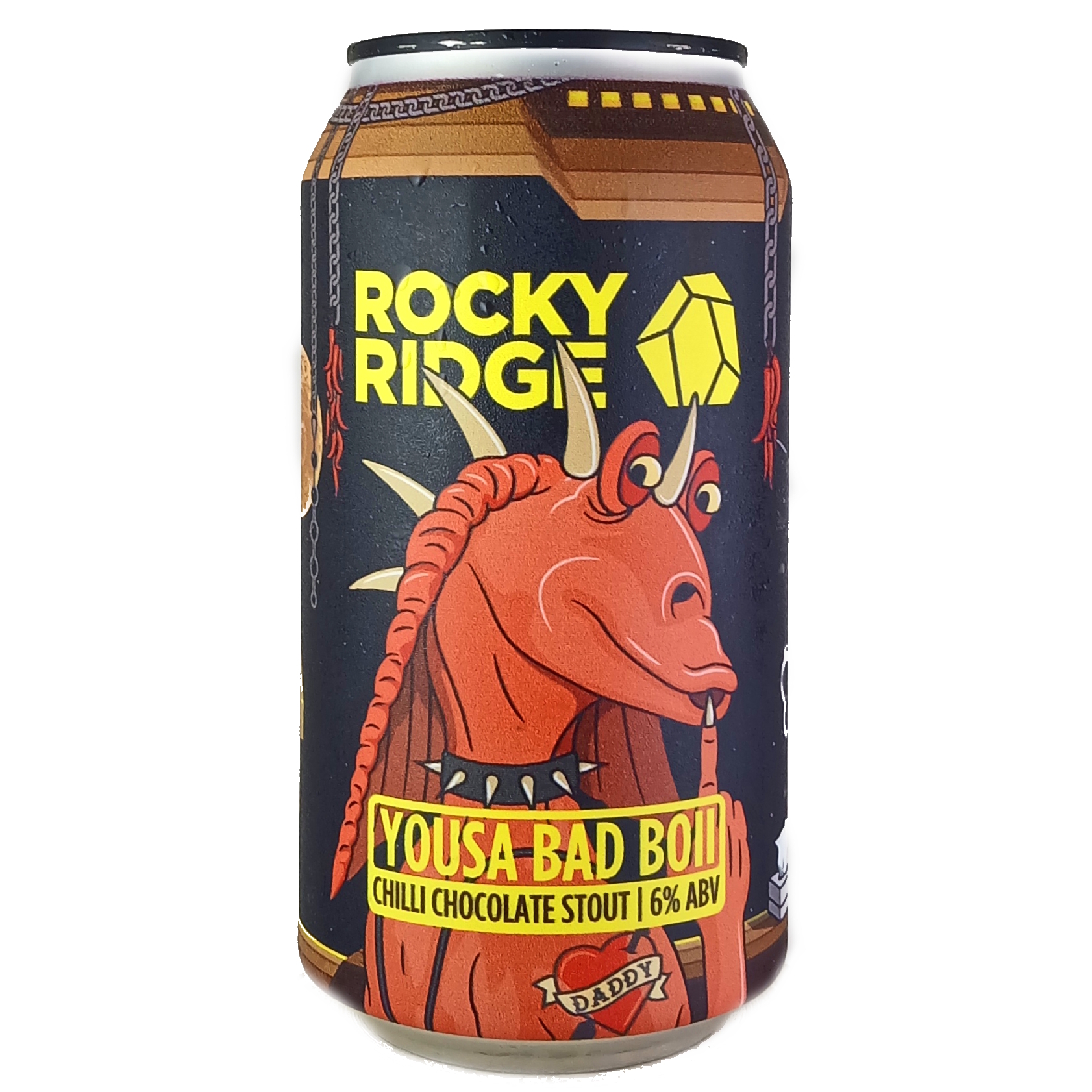 Rocky Ridge Yousa Bad Boii beer Label Full Size