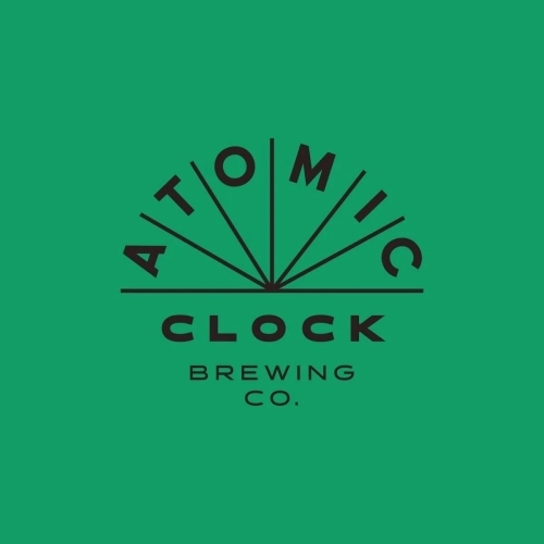 Atomic Clock Atomichron beer Label Full Size