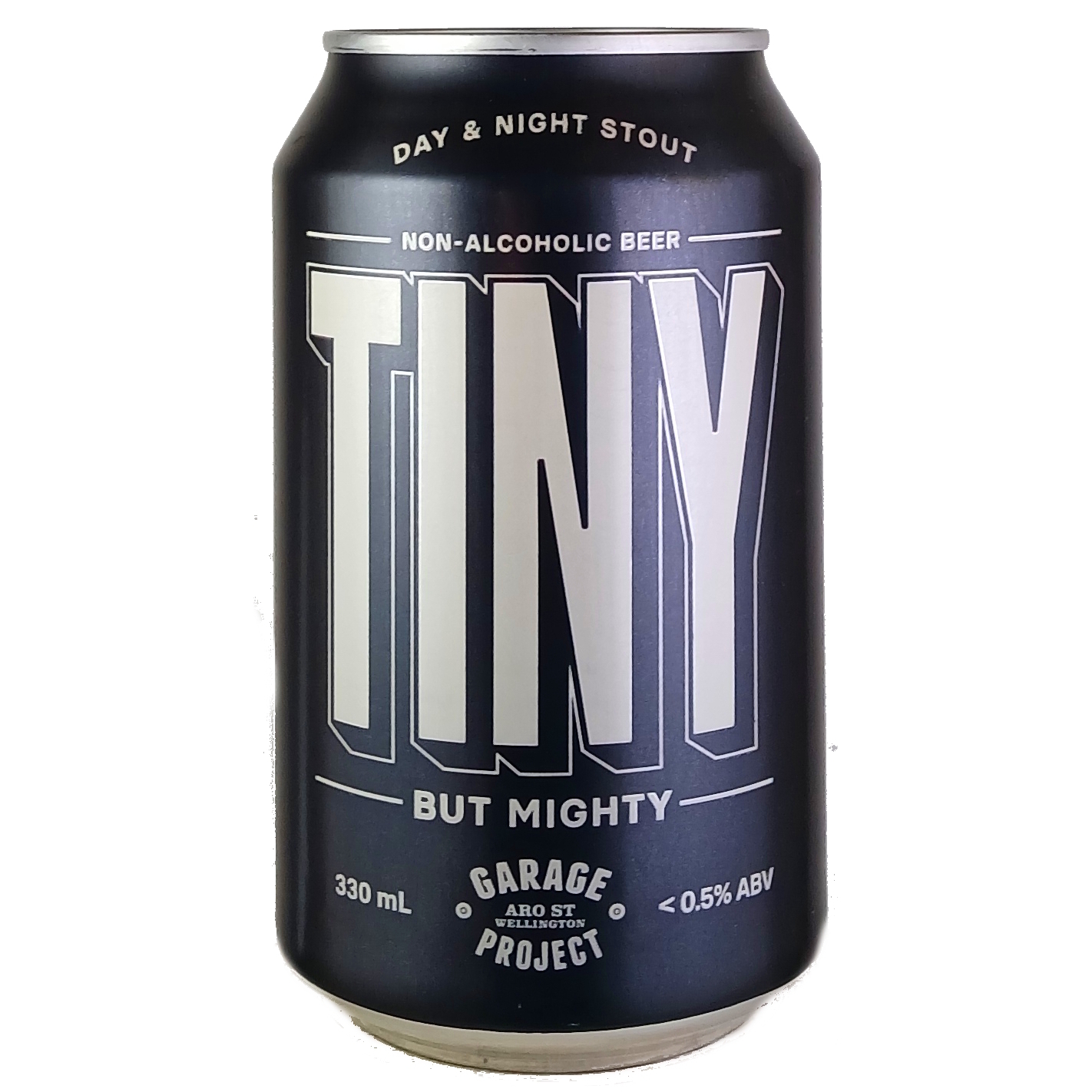 Garage Project Tiny But Mighty Stout beer Label Full Size