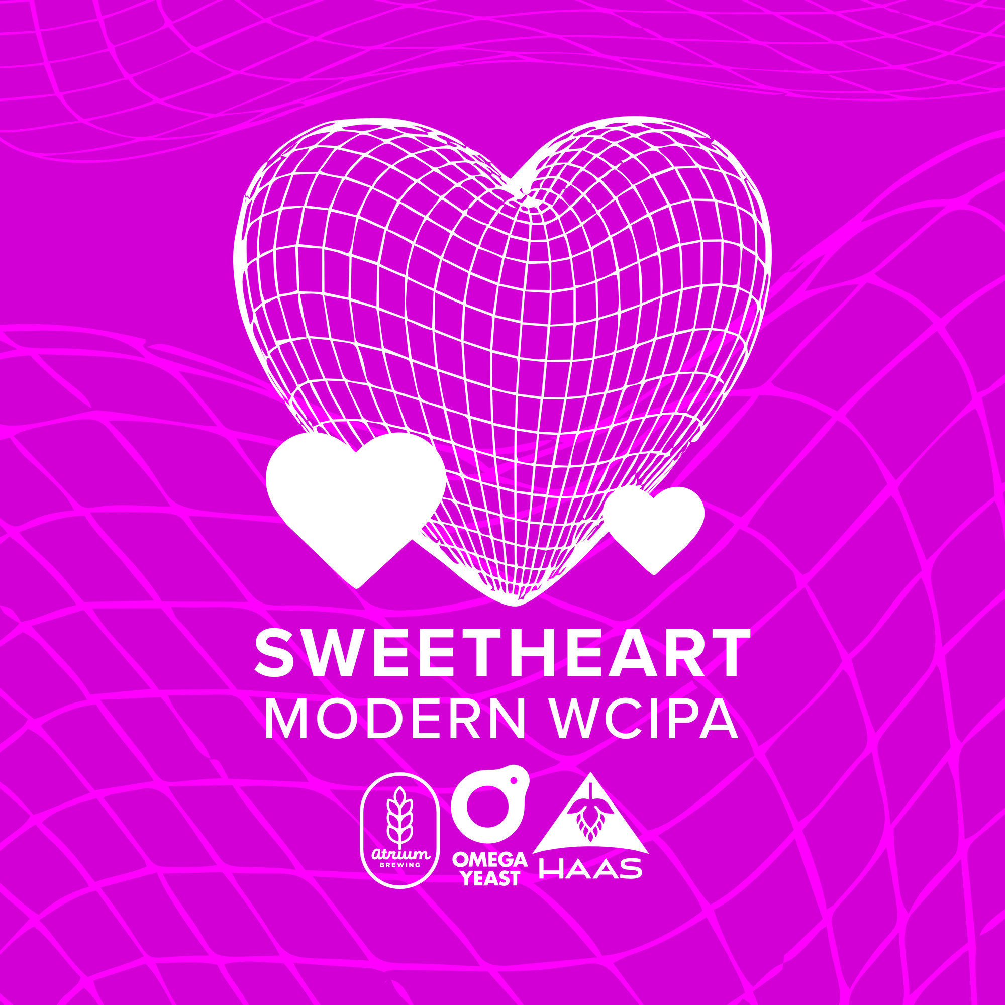 Atrium Sweetheart beer Label Full Size