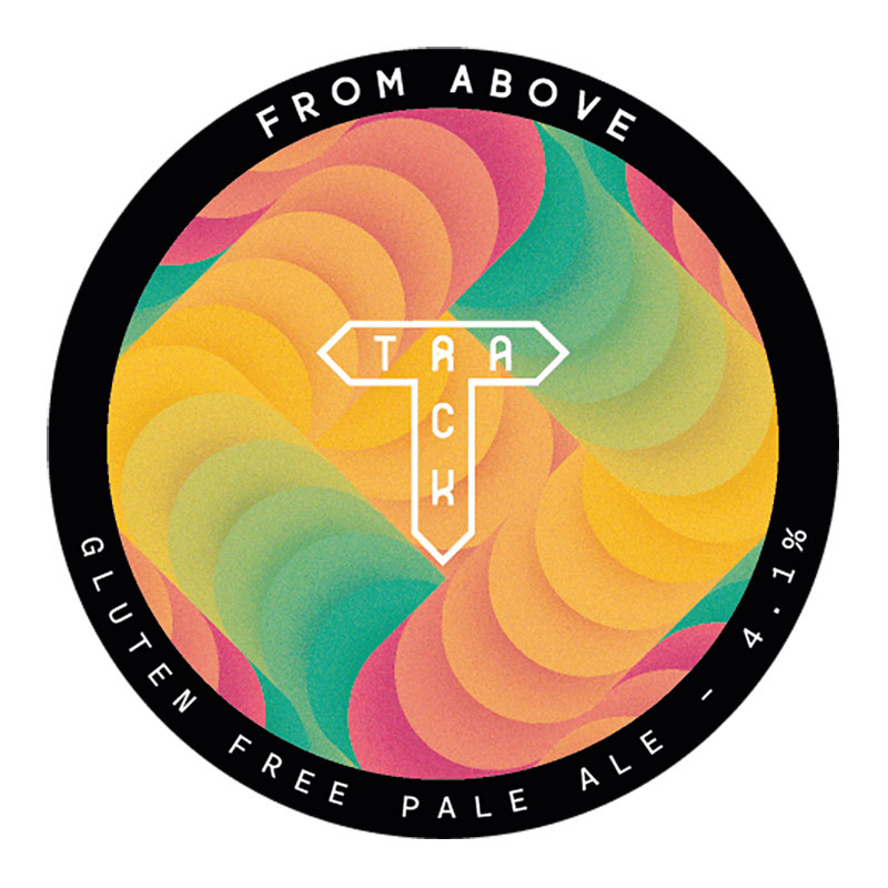 Track From Above beer Label Full Size