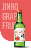 Jinro Grapefruit Soju wine