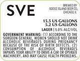 Goose Island SVE beer