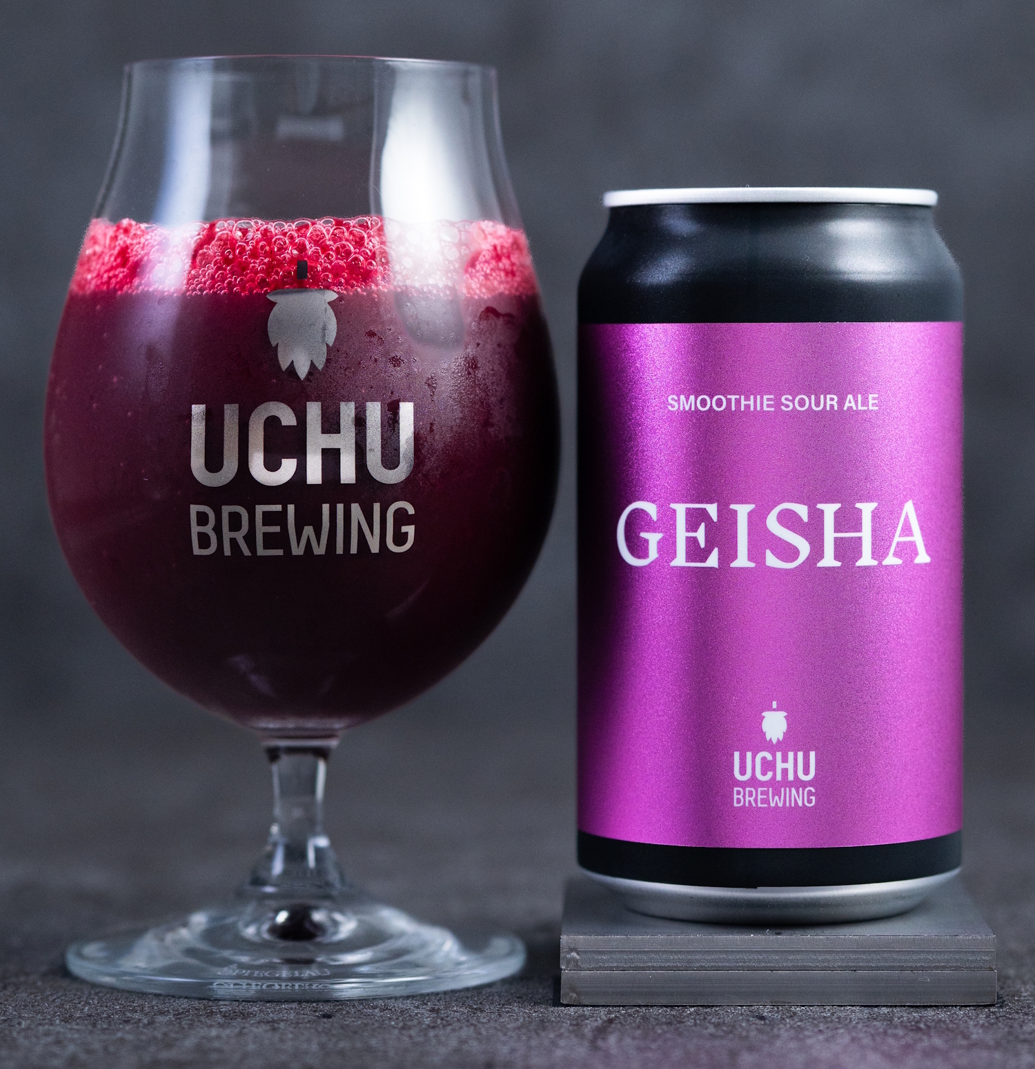 Uchu Geisha beer Label Full Size