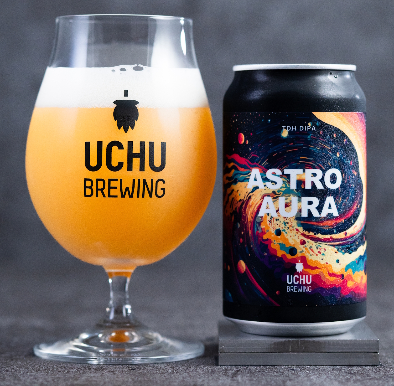 Uchu Astro Aura beer Label Full Size